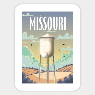 Missouri Water Tower Sticker